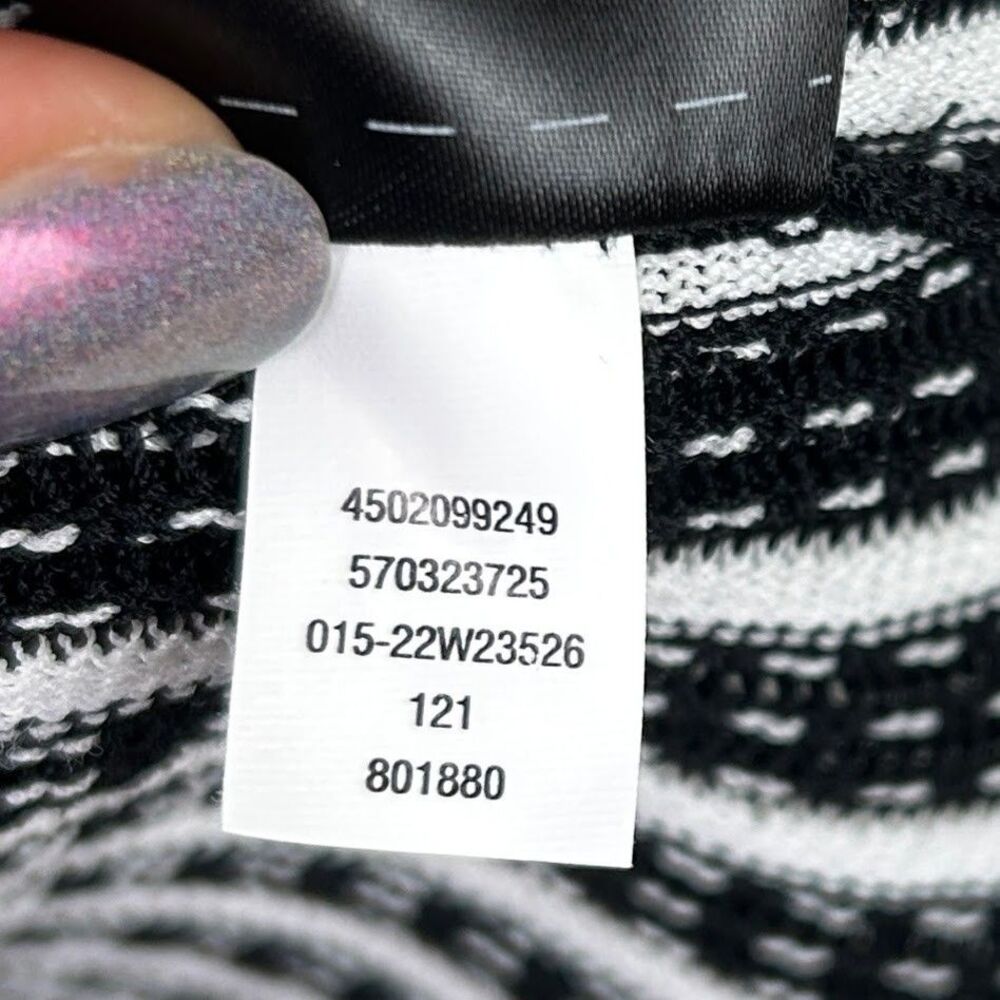 White House Black Market Striped Peplum Sweater Tank Sleeveless Rib Knit Top  S - Picture 11 of 11